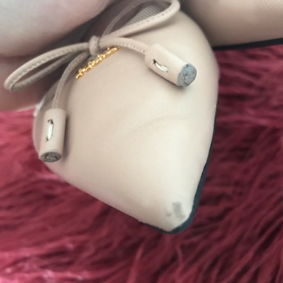 Sold on Tradesy Prada Pointy Toe Nude Ballet Flats - Picture 5 of 8